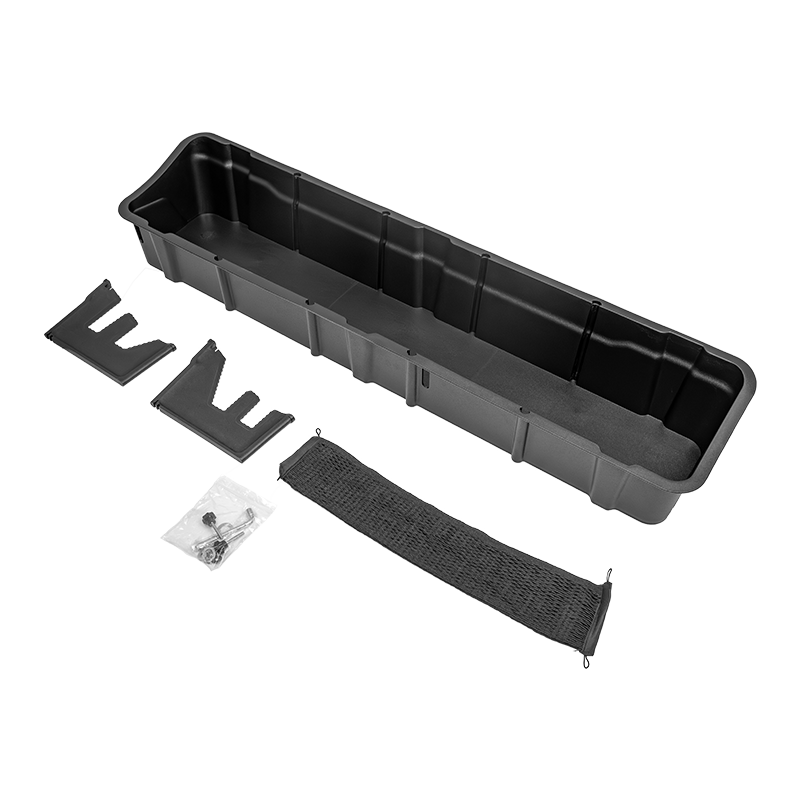 Boîte de rangement sous le siège